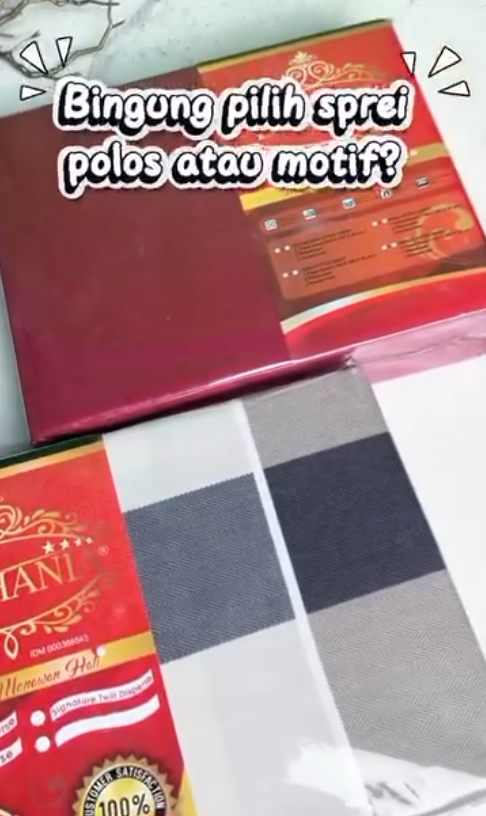 <p>Bingung pilih sprei polos atau motif? Tenang, G